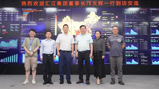汇江集团董事长参访杭州中建科技集团